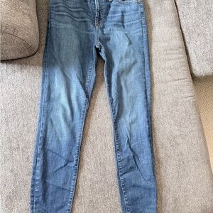 J. Crew Women's Skinny Jeans in Denim Blue Curvy toothpick